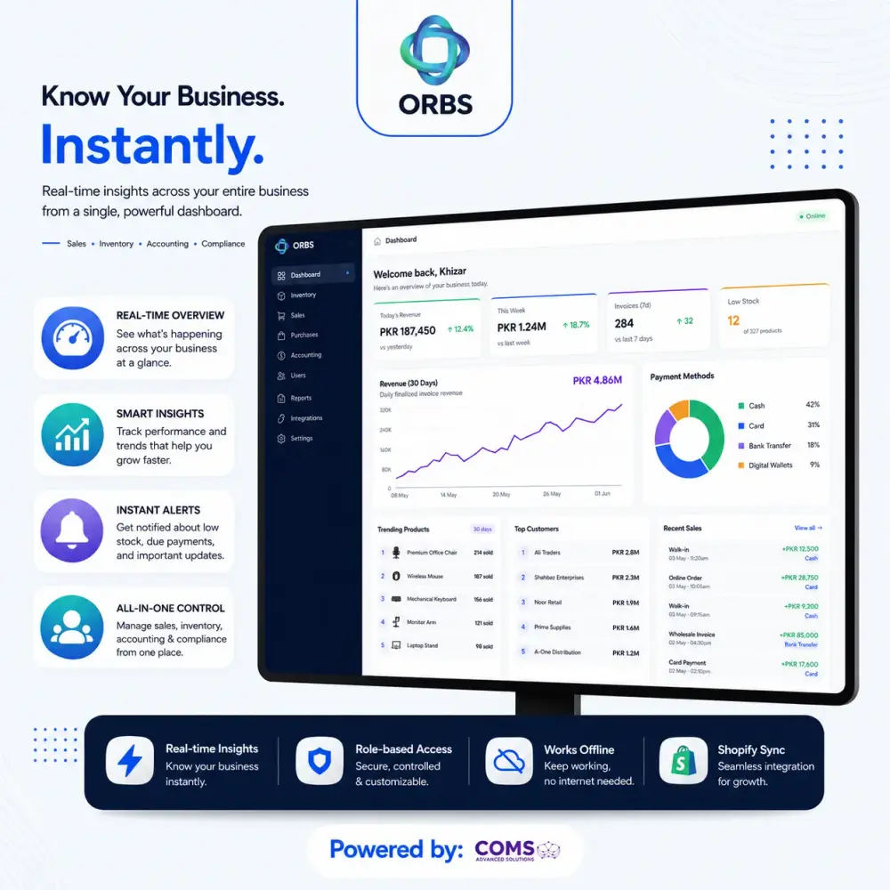 ORBS - Dashboard